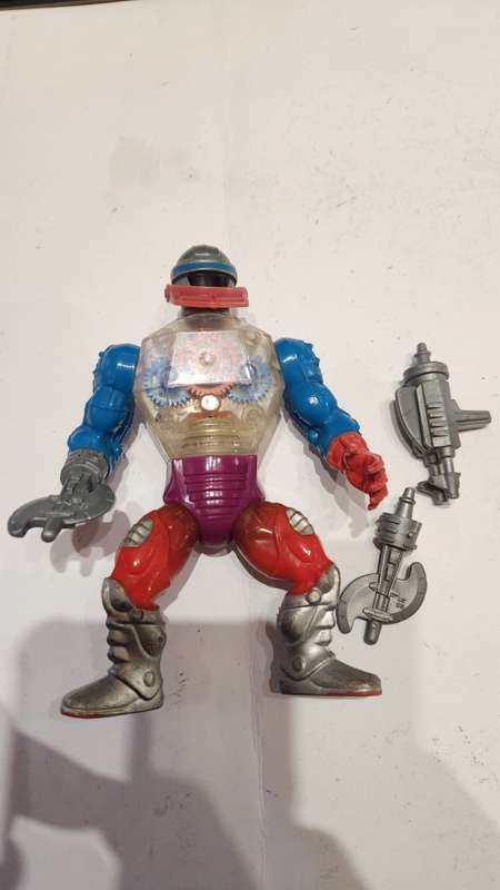 1985 Complete Robotto of He-Man-Masters of the Universe 125 (MOTU) Vintage Figure