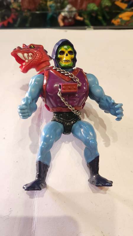 1985 Dragon Blaster Skeletor of He-Man-Masters of the Universe (MOTU) Vintage Figure 125