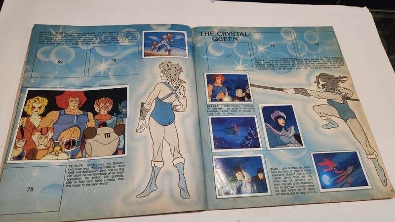 1986 Thundercats Panini Sticker Album 153/264 Stickers Present Vintage Figure