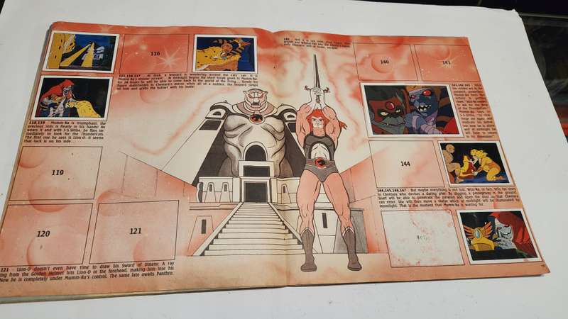 1986 Thundercats Panini Sticker Album 153/264 Stickers Present Vintage Figure