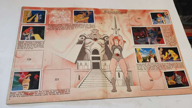 1986 Thundercats Panini Sticker Album 171/264 Stickers Present Vintage Figure