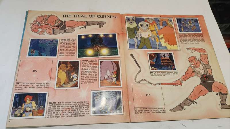 1986 Thundercats Panini Sticker Album 171/264 Stickers Present Vintage Figure