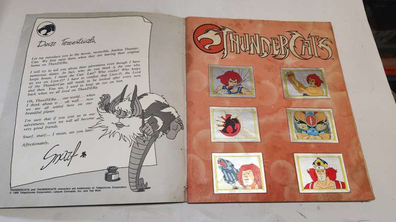 1986 Thundercats Panini Sticker Album 201/264 Stickers Present Vintage Figure