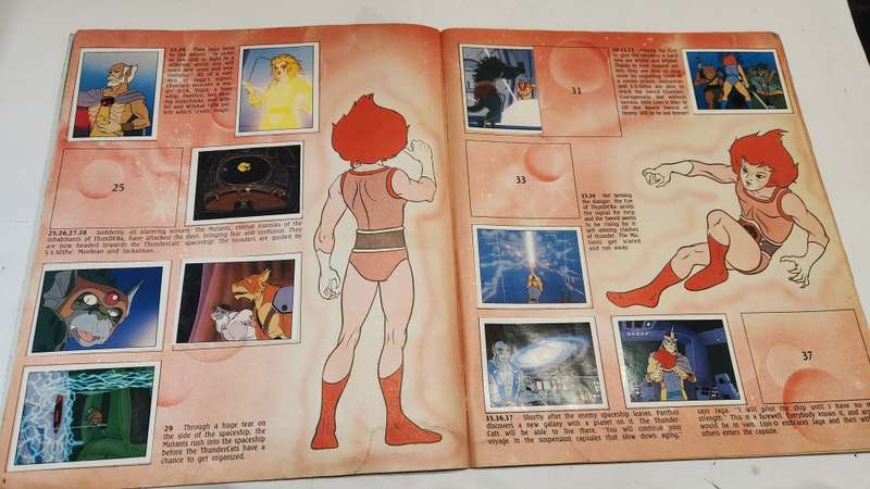 1986 Thundercats Panini Sticker Album 201/264 Stickers Present Vintage Figure