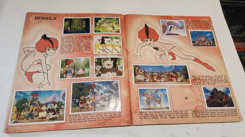 1986 Thundercats Panini Sticker Album 201/264 Stickers Present Vintage Figure