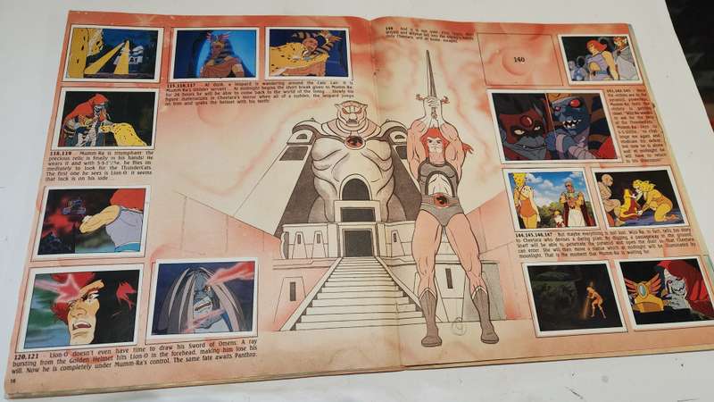1986 Thundercats Panini Sticker Album 201/264 Stickers Present Vintage Figure