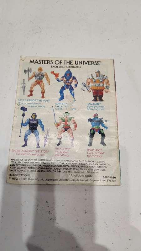1983 Mini Comic Dragons Gift of He-Man-Masters of the Universe (MOTU)