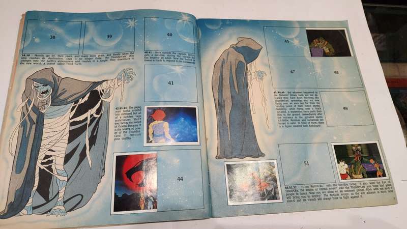 1986 Thundercats Panini Sticker Album 68/264 Stickers Present Vintage Figure