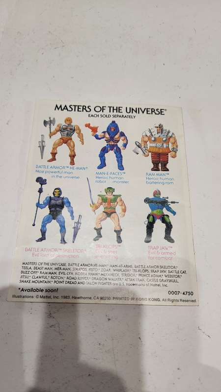 1983 Mini Comic Slave City of He-Man-Masters of the Universe (MOTU)