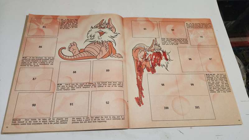 1986 Thundercats Panini Sticker Album 10/264 Stickers Present Vintage Figure