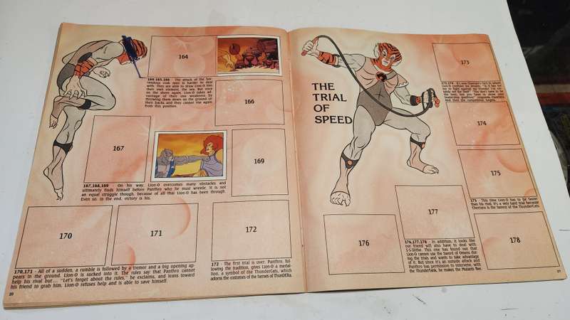 1986 Thundercats Panini Sticker Album 10/264 Stickers Present Vintage Figure
