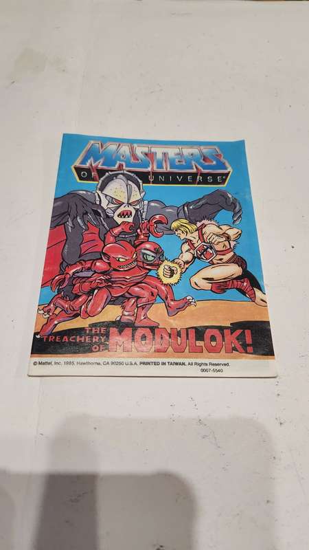 1986 Mini Comic The Treachery of Modulok of He-Man-Masters of the Universe (MOTU)