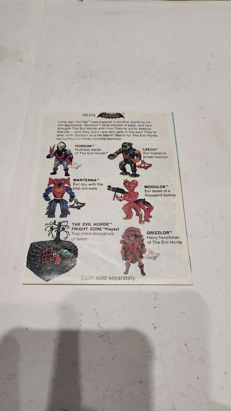 1986 Mini Comic The Treachery of Modulok of He-Man-Masters of the Universe (MOTU)