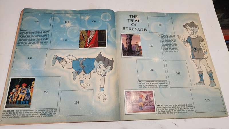 1986 Thundercats Panini Sticker Album 55/264 Stickers Present Vintage Figure