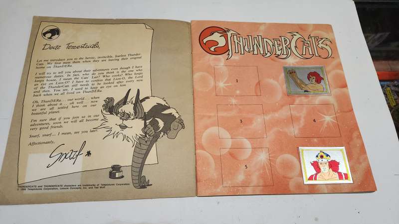 1986 Thundercats Panini Sticker Album 47/264 Stickers Present Vintage Figure