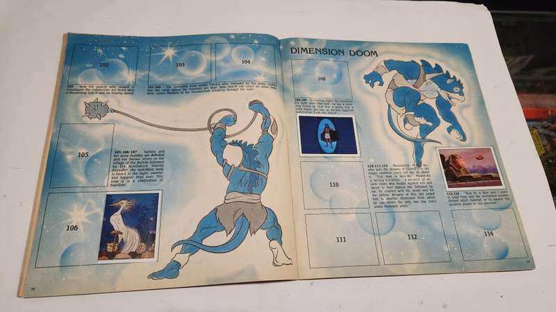 1986 Thundercats Panini Sticker Album 47/264 Stickers Present Vintage Figure