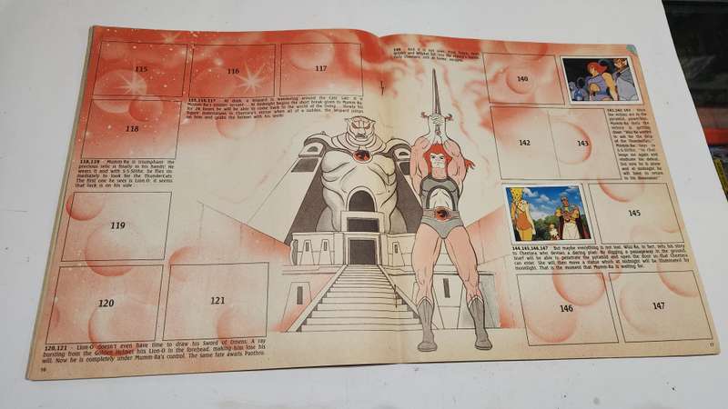 1986 Thundercats Panini Sticker Album 47/264 Stickers Present Vintage Figure