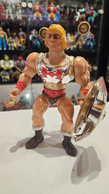 1986 Complete Rare Flying Fist He-Man of He-Man Masters of the Universe 48 (MOTU) Vintage Figure