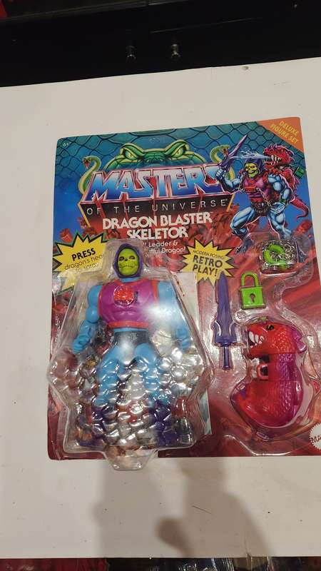 Masters Of The Universe (Motu) Origins Dragon Blaster Skeletor Figure Moc