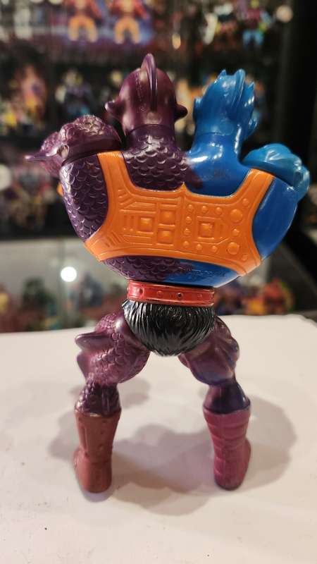 1985 Complete Two Bad of He-Man-Masters of the Universe 87 (MOTU) Vintage Figure