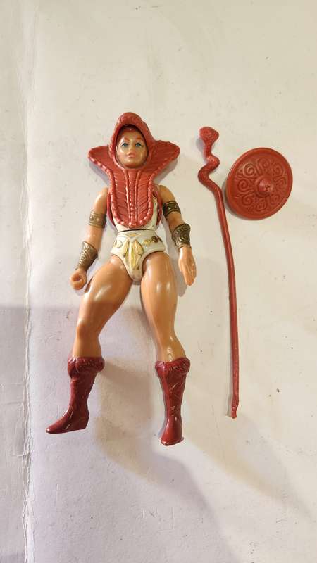 1982 Complete Teela of He-Man-Masters of the Universe 87 (MOTU) Vintage Figure