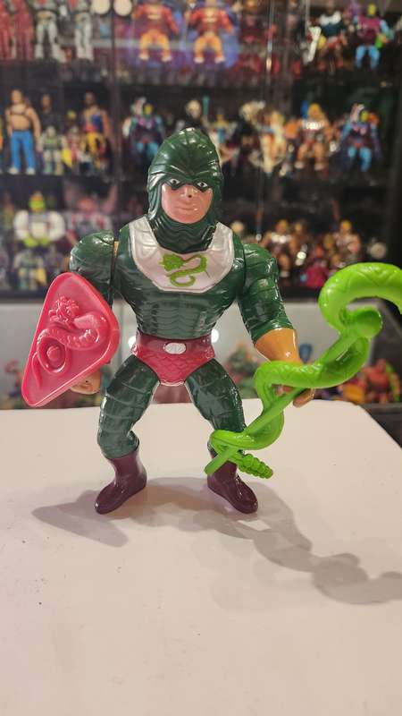 1986 Complete King Hiss of He-Man-Masters of the Universe 87 (MOTU) Vintage Figure