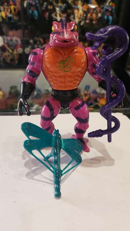 1986 Complete Tung Lashor of He-Man-Masters of the Universe 87 (MOTU) Vintage Figure