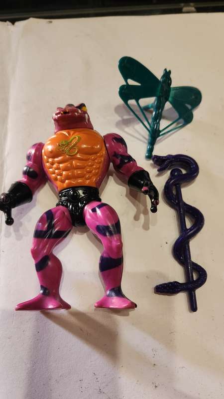 1986 Complete Tung Lashor of He-Man-Masters of the Universe 87 (MOTU) Vintage Figure