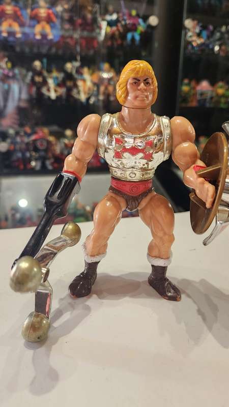 1986 Rare Flying Fist He-Man of He-Man Masters of the Universe 87 (MOTU) Vintage Figure