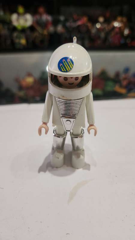 1980's Vintage Playmobil White Astronaut Figure