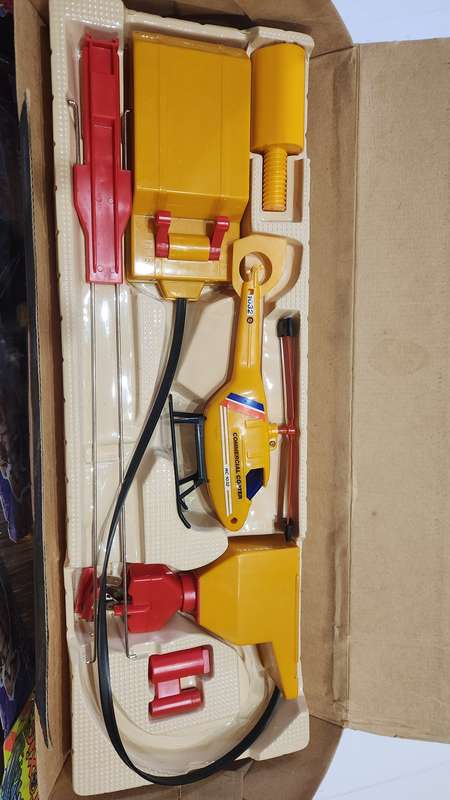 Vintage Boxed Helicopter Battery Operated Remote Controlled