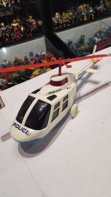 Vintage Boxed Flying Sky Patrol Helicopter Bell 206