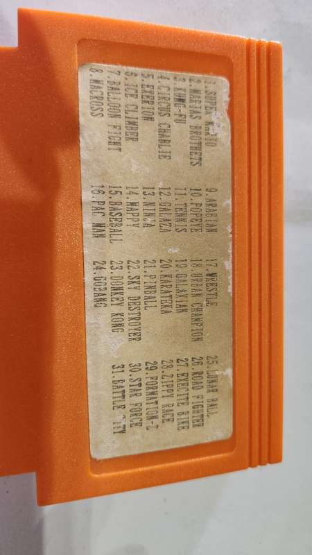 Vintage Tv Game Cartridge Famicom 31 in 1