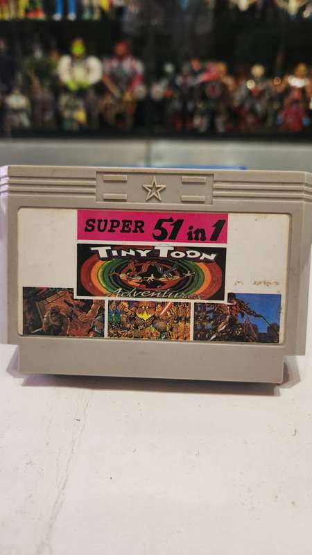 Vintage Tv Game Cartridge Famicom 51 in 1