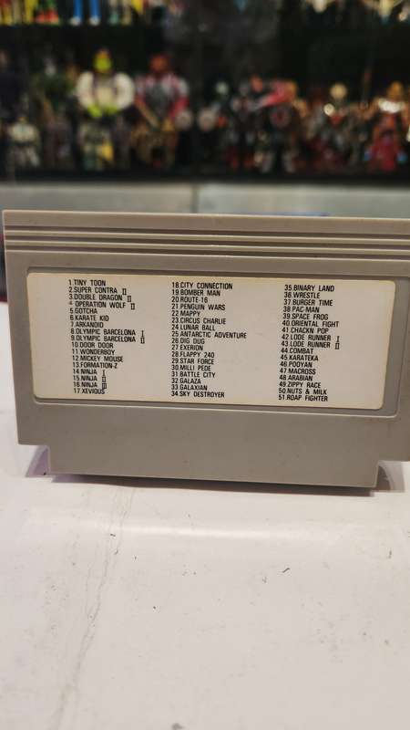 Vintage Tv Game Cartridge Famicom 51 in 1