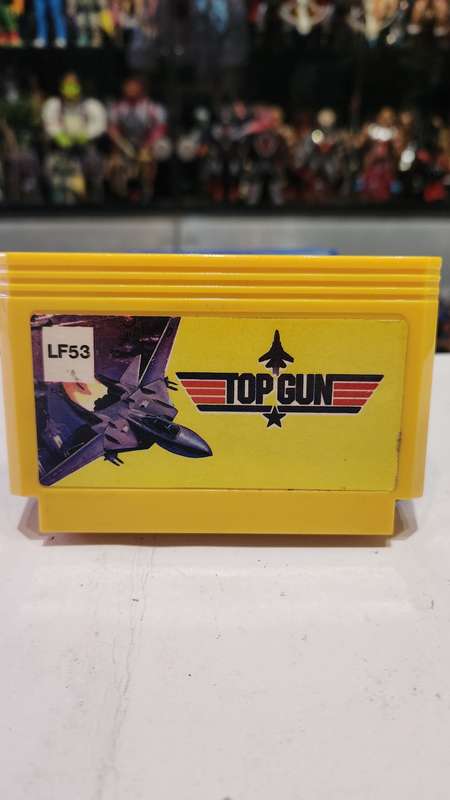Vintage Tv Game Cartridge Famicom Top Gun