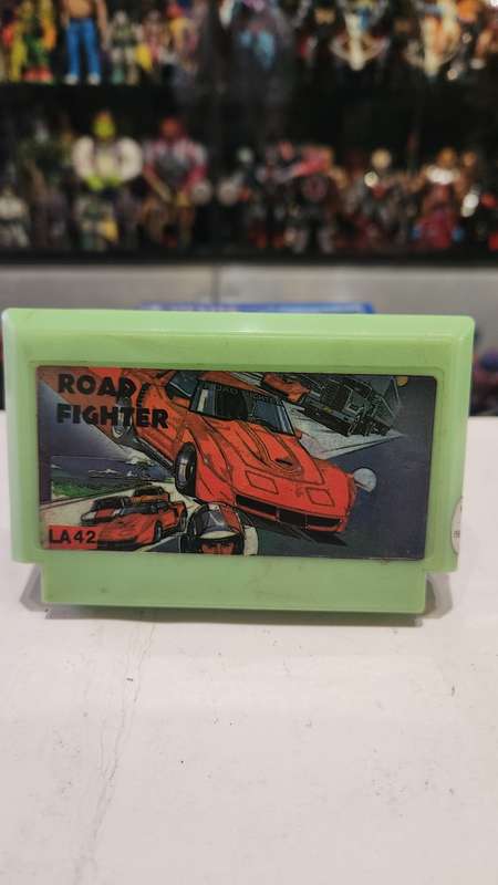 Vintage Tv Game Cartridge Famicom Road Fighter