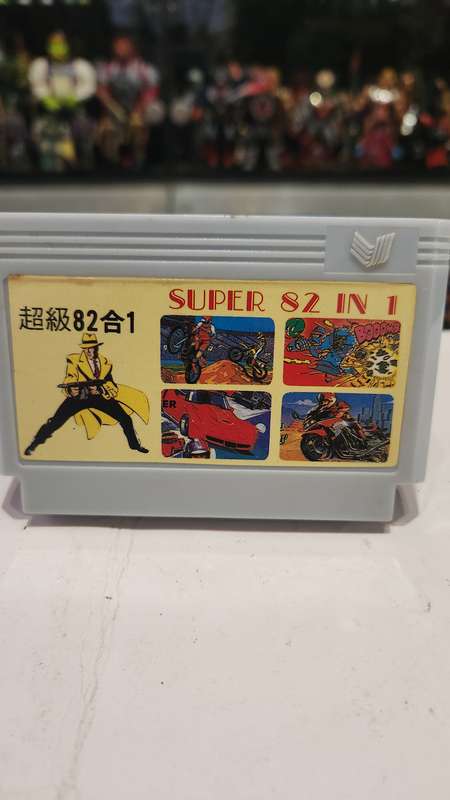Vintage Tv Game Cartridge Famicom 82 in 1