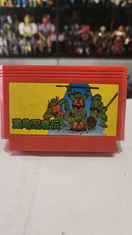 Vintage Tv Game Cartridge Famicom Teenage Mutant Ninja Turtles