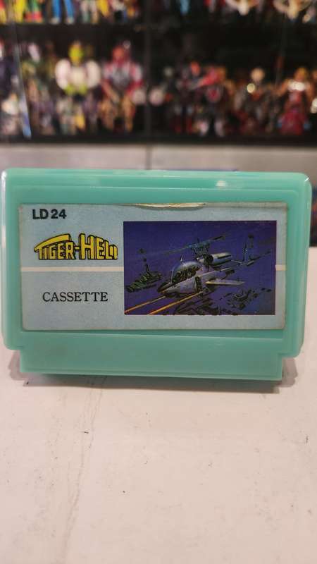 Vintage Tv Game Cartridge Famicom Tiger-Heli