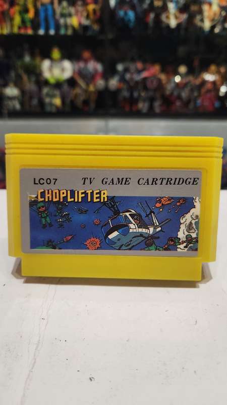 Vintage Tv Game Cartridge Famicom Choplifter