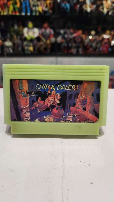 Vintage Tv Game Cartridge Famicom Chip And Dales