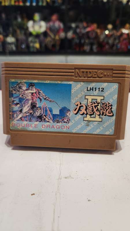 Vintage Tv Game Cartridge Famicom Double Dragon 2