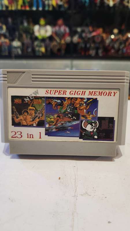 Vintage Tv Game Cartridge Famicom 23 in 1