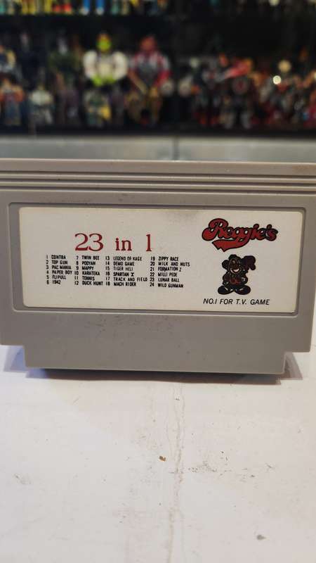Vintage Tv Game Cartridge Famicom 23 in 1