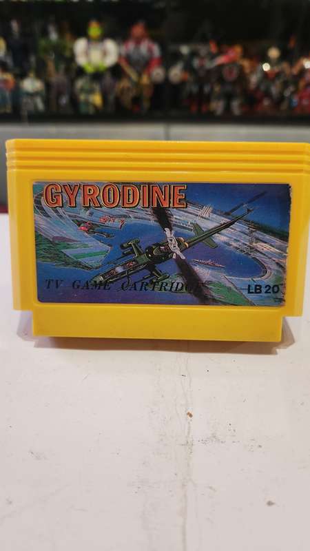 Vintage Tv Game Cartridge Famicom Gyrodine