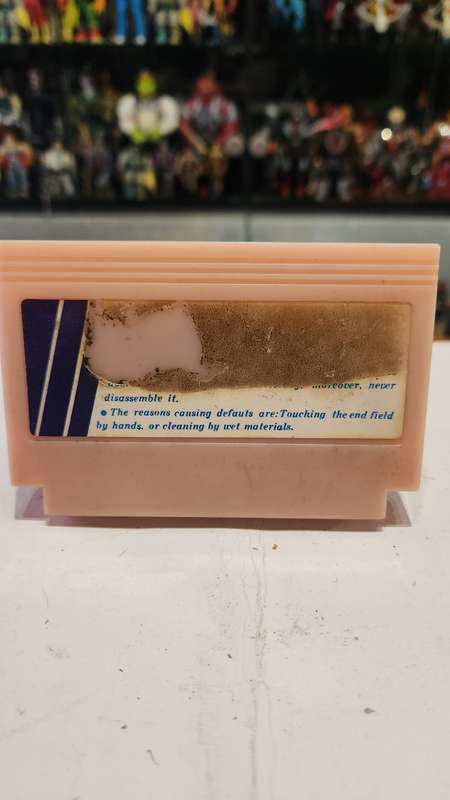 Vintage Tv Game Cartridge Famicom The Simpsons Bart vs The World