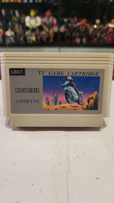 Vintage Tv Game Cartridge Famicom Mach Rider