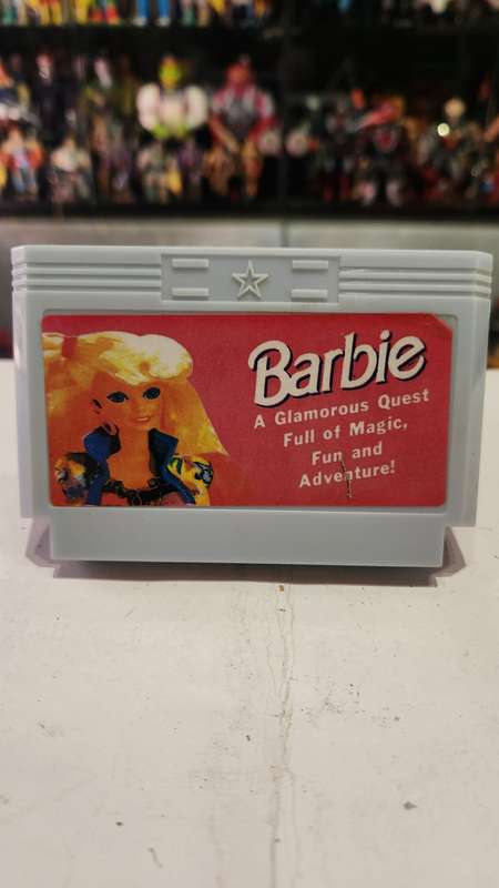 Vintage Tv Game Cartridge Famicom Barbie