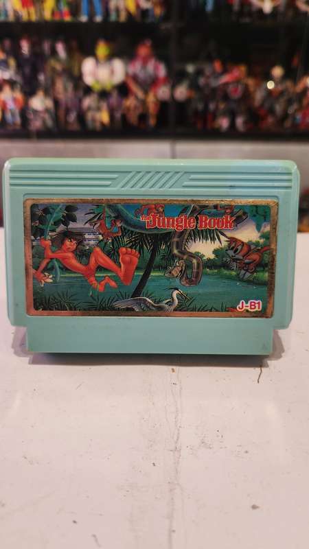 Vintage Tv Game Cartridge Famicom The Jungle Book
